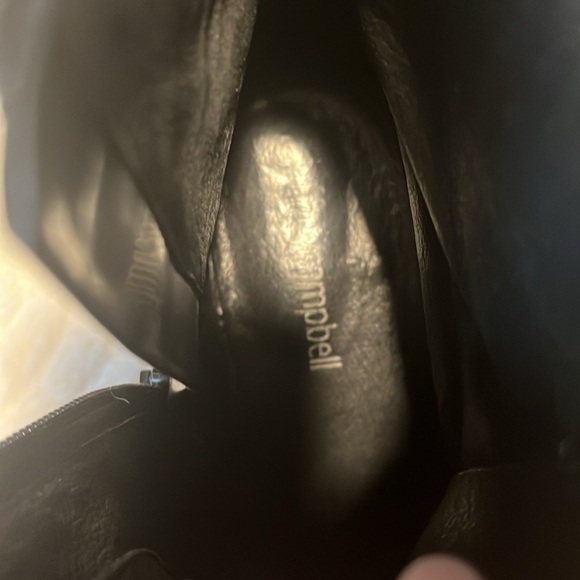 Jeffrey Campbell Black Lace-Up Women's Boots - Picture 2 of 3